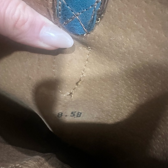 Ariat Blue and Brown Women's Western Boots - Picture 5 of 5